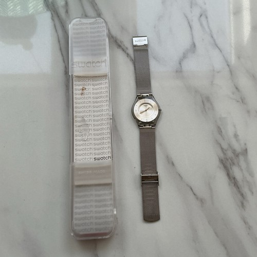 Swatch metal knit watch - knit,