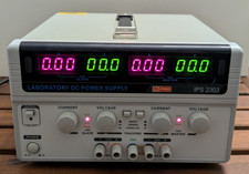 RS PRO IPS-2303 Digital Bench Power Supply, 0-30V, 3A, 2-Output, 180W 