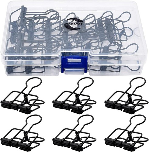 32mm black metal wire foldback - metal,