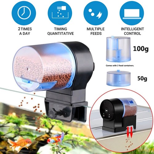 Automatic fish feeder auto - fish,