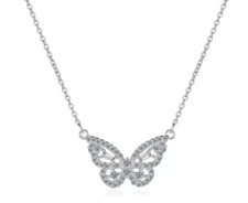 Cubic Zirconia Butterfly