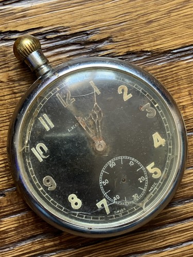 Ww2 leonidas gstp black - black, dial