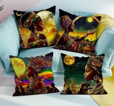 SET OF 4 PRINTED VINTAGE