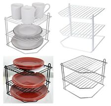 3 Tier Corner Plate Rack