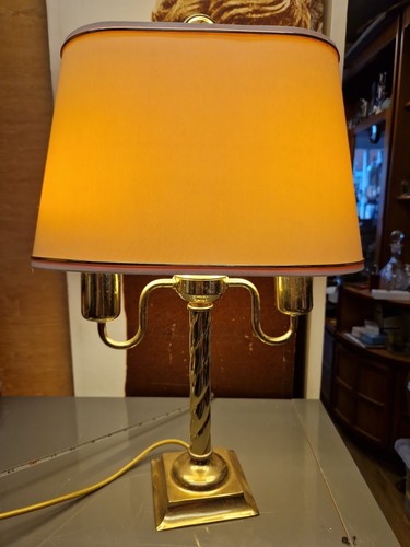 Vintage brass twin - twin, column