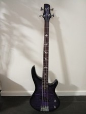 Lindo PDB Short Scale V2 Purple Dove Electric Bass Guitar Luminlays 30" Scale UK