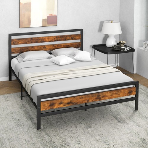 King size bed frame industrial - size,
