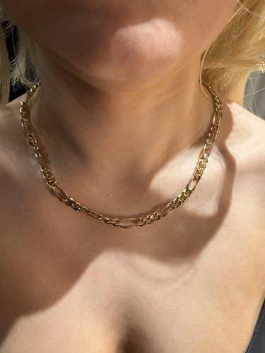 9ct yellow gold - , figaro