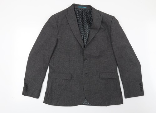 Preworn mens grey jacket - mens,