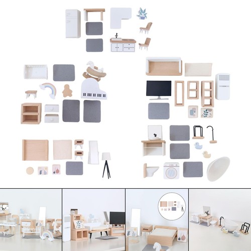 Doll house furniture kit - house,