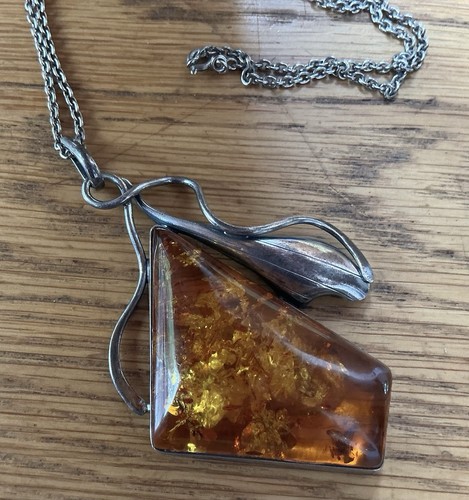 Sterling silver large baltic - silver,