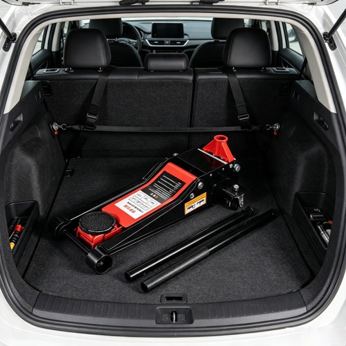 Durable steel trolley jack - trolley,