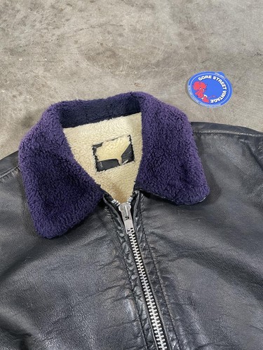 Vintage 70s black leather - vintage,