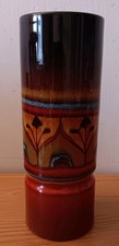 'Oscar Ducci' San Marino ceramic art vase - Signed (20cm/8" Tall)