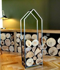 Wrought iron log holder - wrought, holder,