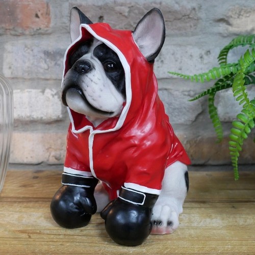 Boxing french bulldog ornament - french,