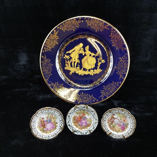 Limoges blue royal - limoges, glaze