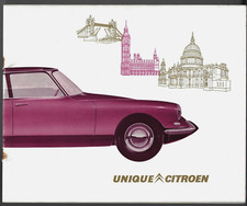 Citroen ID & DS 1963-1964 UK Market Sales Brochure DW Safari Decapotable