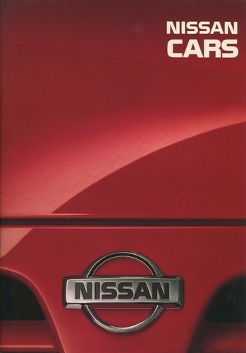 Car brochure nissan cars - brochure,