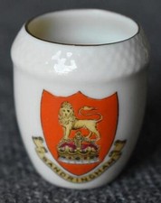 CRESTED CHINA TRAVEL SOUVENIR
