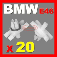 BMW E46 ROOF TRIM CLIPS MOULDING STRIP TOP DOOR LEDGE RAIN GUTTER 3 series X20