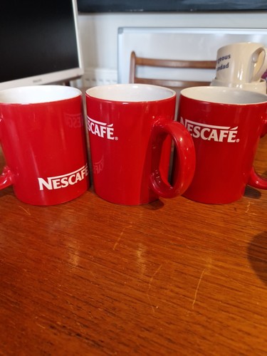 Nescafe red large coffee mug - red,