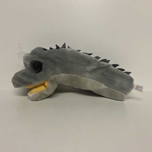 Dinosaur hand puppet - hand, grey