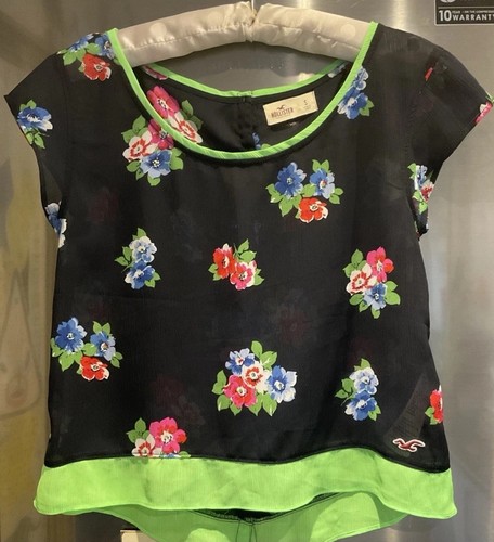 Hollister top floral with - hollister,