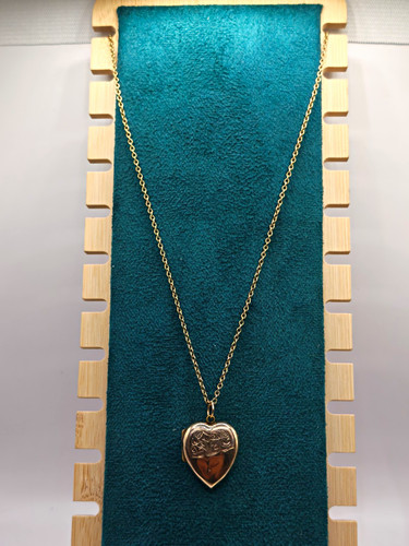 9ct yellow gold - yellow, heart