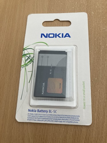 Nokia battery new sealed - bl-5c,