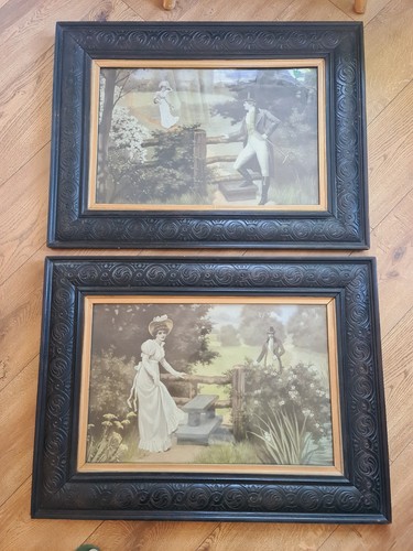 Antique victorian picture - victorian,