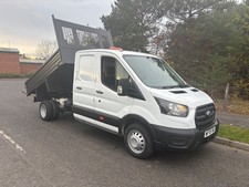 FORD TRANSIT T350 2.0TDCI 170BHP EURO 6 ULEZ DOUBLE UTILITY CAB TIPPER 2021