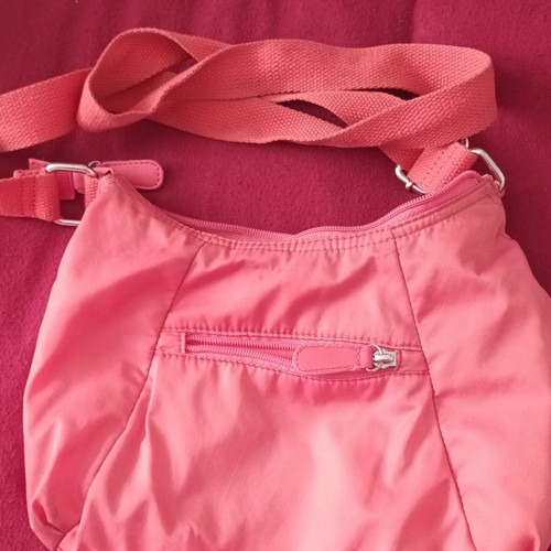 Hotter pink nylon shoulder bag - shoulder,