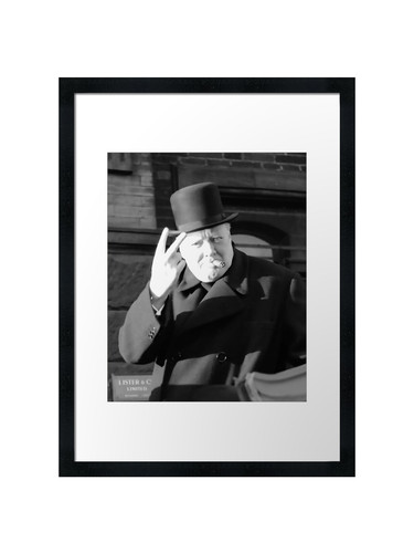 Winston churchill day sign - v,