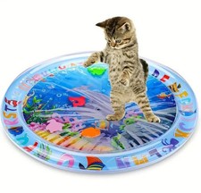 Interactive Water-Themed Cat