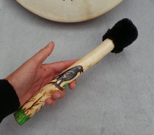 Drum beater shamanic drums