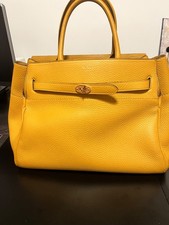 Mulberry Bayswater Handbag in Deep Amber large size