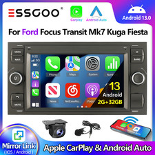 CarPlay Fit Ford Transit Mk7 FOCUS Kuga S/C-Max Car SWC Stereo Radio WIFI BT GPS