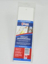 10 DIE CUT WHITE BOOKMARK