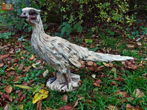 Amazing pheasant sculpture - amazing,