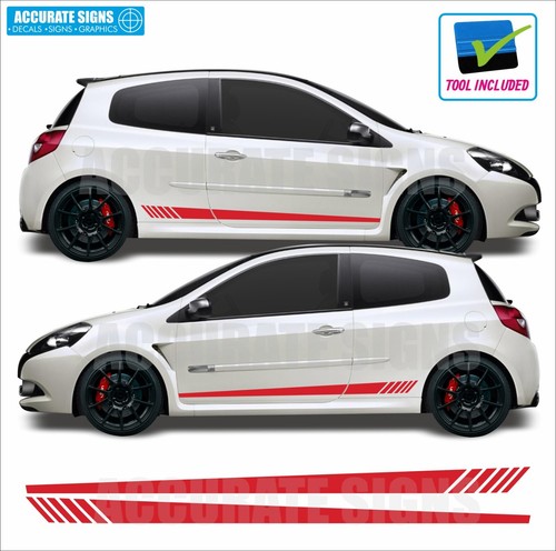 Stickers for renault clio - for, side
