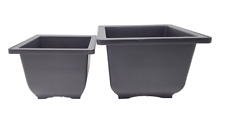 Plastic Bonsai Semi Cascade training Pots - Choice of size