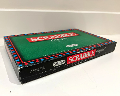 Vintage scrabble deluxe 1988 - deluxe,