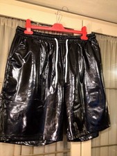 MENS  Wet Look/Leather Look Shorts 34/38”   Gay/Fetish Int.