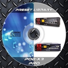 64.000 Patches Line6 POD X3 PRO (RACK) Multi Effects Processor. Library