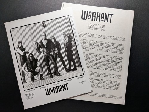 Warrant 1992 hard rock metal - 1992,