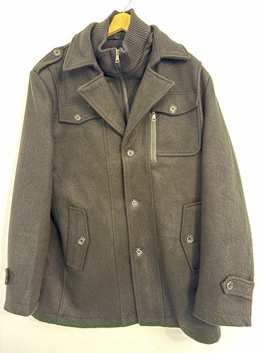 Mens black smart - pea, coat