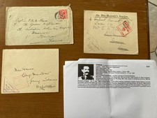 Victoria Cross memorabilia relating to Ernest Towse VC signed Commanding officer