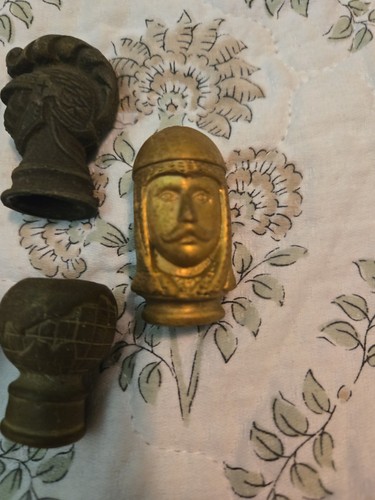 Lot 1800s sword pommels - lot,