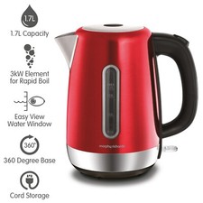 Morphy Richards Equip Jug Kettle, Red, 1.7L, 3KW, 102785